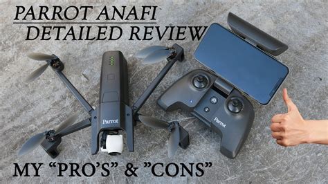 parrot anafi full detailed review pros cons youtube