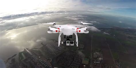 high   drone fly robotics