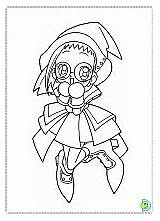 Coloring Magical Doremi Dinokids Pages sketch template