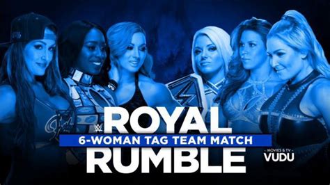 wwe move six woman tag team match to royal rumble kickoff show wrestlingnewssource