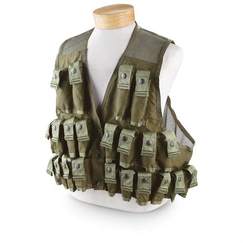 military surplus ammo carrying vest olive drab  vests  sportsmans guide