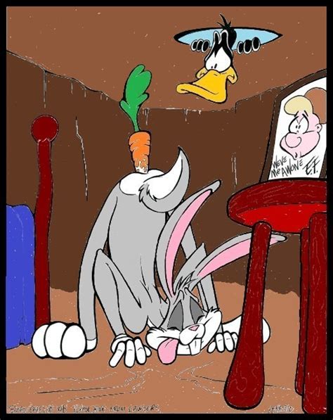rule 34 anal anal insertion anthro audience black fur bugs bunny bunny carrot daffy duck duck