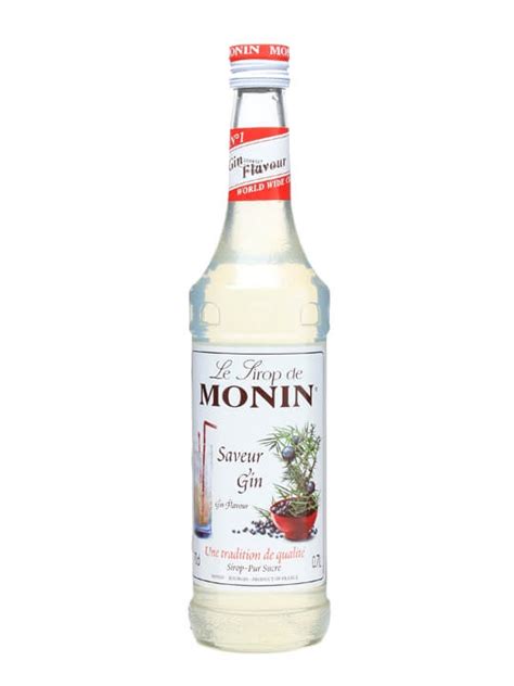 monin gin flavour syrup  whisky exchange