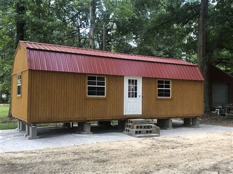 lofted barn setup shed customer barn loft outdoor structures