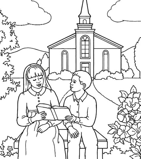 church outline drawing  getdrawingscom   sketch coloring page
