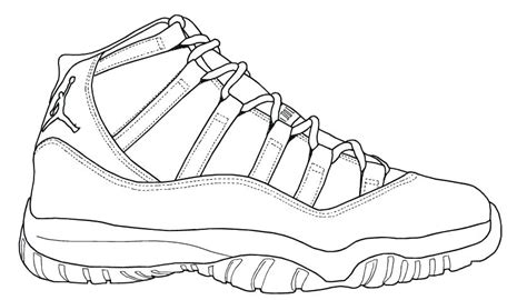 jordan sneakers coloring pages coloring home