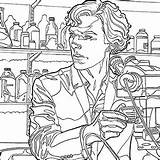 Sherlock Coloring Pages Getcolorings sketch template