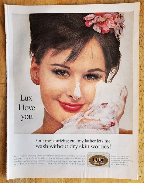 lux beauty soap ad wall art home decor bath etsy