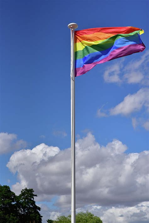 Rainbow Gay Pride Flag Photograph By Robert Chlopas