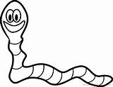 Coloring Inchworm Pages Printable Worm Getcolorings Color sketch template
