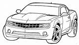 Coloring Car Pages Printable Cars Camaro Colouring Sheets Print Color Printables Chevrolet Bumblebee Top Race Kids Book Choose Board Onlycoloringpages sketch template