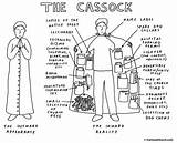 Catholic Vestments Priest Cassock Cartoonchurch sketch template