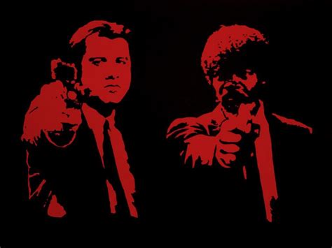 wallpapers photo art pulp fiction wallpaper