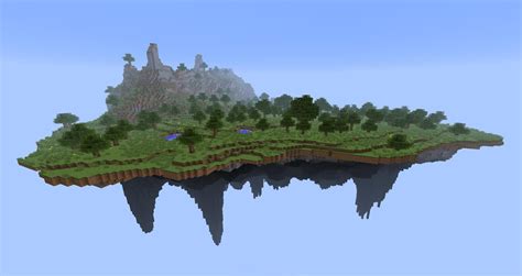floating minecraft island
