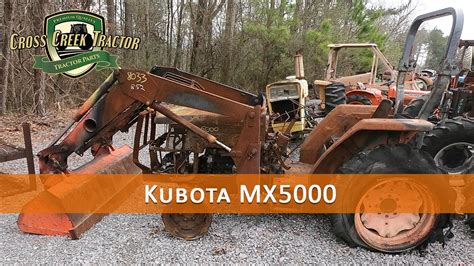kubota mx tractor parts youtube