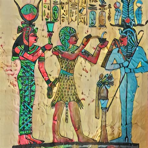 Egyptian Gods Painting By Stephany Mika