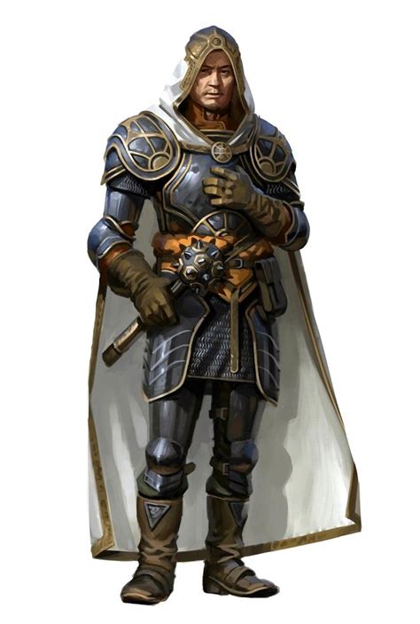 male human cleric  mace pathfinder pfrpg dnd dd    ed  fantasy cleric