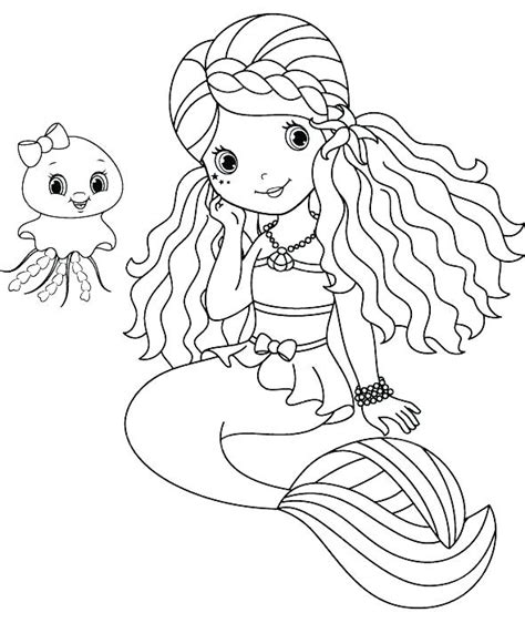 baby mermaid coloring pages  getcoloringscom  printable