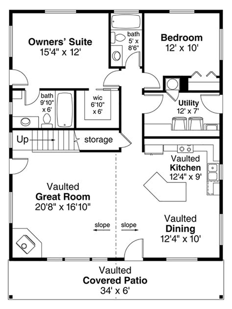 simple  bed  bath house plans house plans