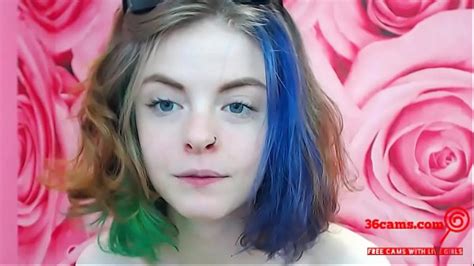 Scorching Tattooed Chick With Dyed Hair Masturbate