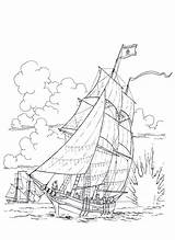 Coloring Pages Ships Warship Adult Ship Books Printable Getcolorings Color Watercolor Adults Wood Burning Pirate Choose Board Sailing sketch template