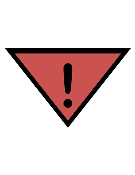 gevaar driehoek sticker    mm