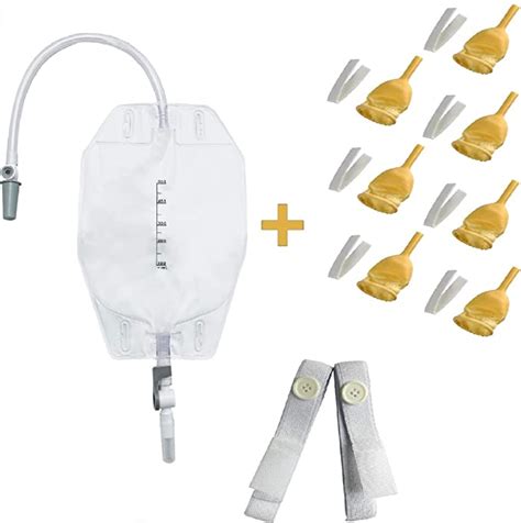 Weekly Pack Incontinence Urology Set 1x 500ml Urine Leg Bag 7x 35mm