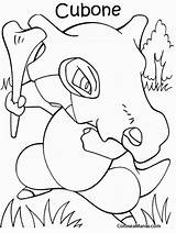 Pokemon Cubone Dibujo Votos sketch template