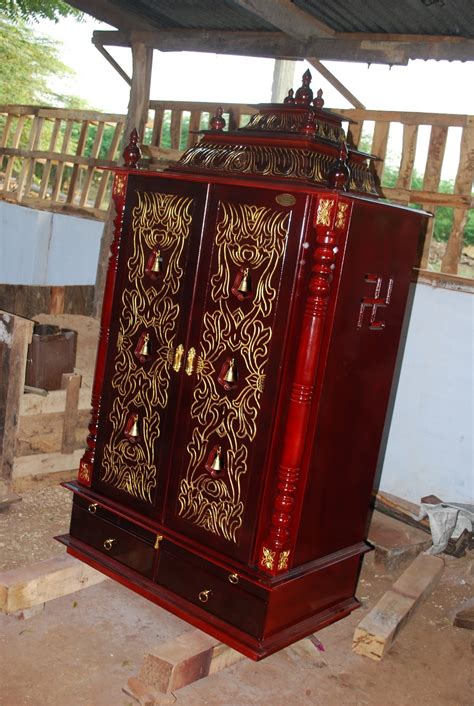 wooden furniture pooja cabinet
