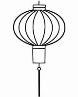 Lantern Chinese Year Coloring Lanterns Template Pages Clipart Clip Print Drawings Templates Pdf Prints Coloringhome 21kb 800px sketch template