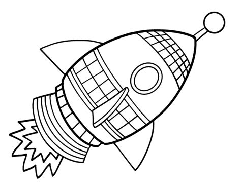 space rocket coloring page coloringcrewcom
