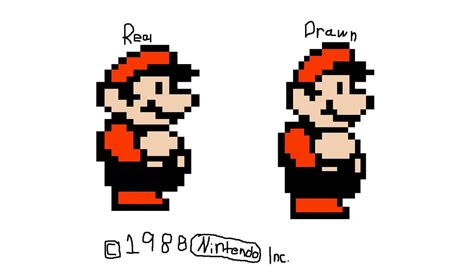 smb big mario redraw  daflame  deviantart