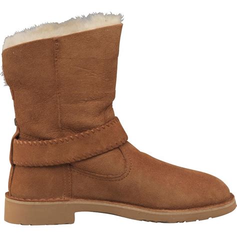 buy ugg womens cedric buckle detail boots chestnut