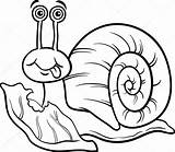 Snail Colorear Caracol Coloring Kleurplaat Slak Lettuce Caracoles Vector Schnecke Leaf Escargot Lechuga Pixers Turbo Sla Malvorlage Depositphotos Tum Insectos sketch template