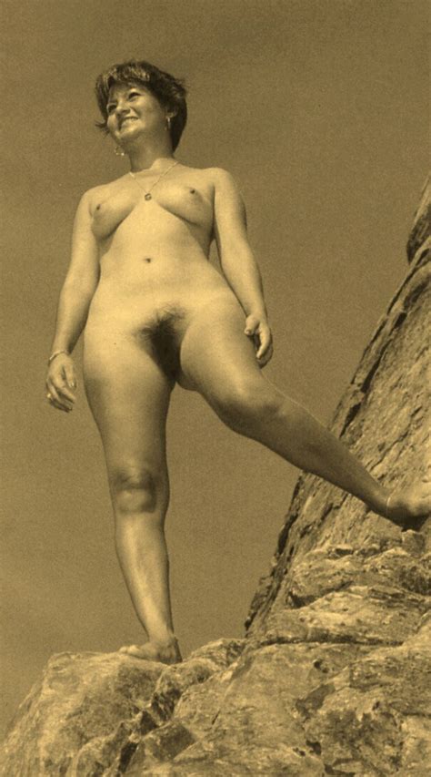 50 S Milf Is Naked On The Rocks
