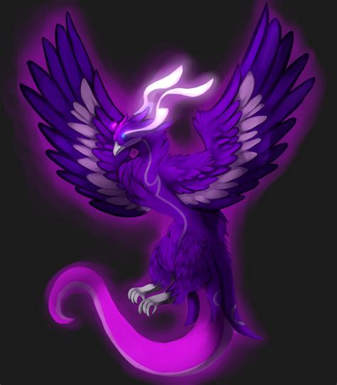 art trade purple phoenix  fandragonbrigitha  deviantart