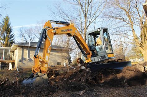 mustang mini excavators