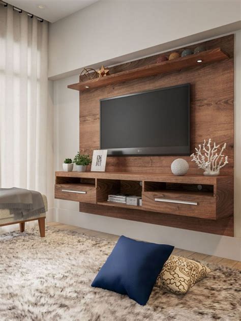 minimalist rack tv design ideas   living room decoracao