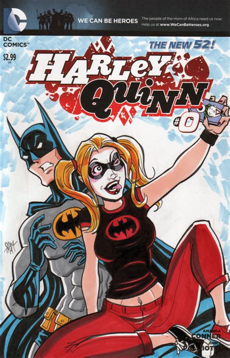 batman and harley quinn selfie sketch cover by calslayton on deviantart