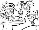 Coloring Timmy Pages Turner Getdrawings Odd sketch template