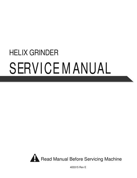 helix  series service manual   manualib