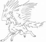 Winged Dragoart sketch template