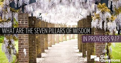 What Are The Seven Pillars Of Wisdom In Proverbs 9 1