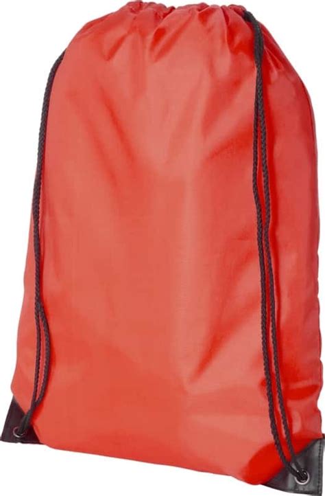 Drastin Tology 210d Polyster Drawstring Bag Red Jasani