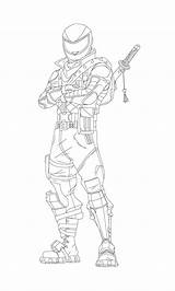 Fortnite King Renegade Raider Ice Knight Zenith Overtaker Scar sketch template