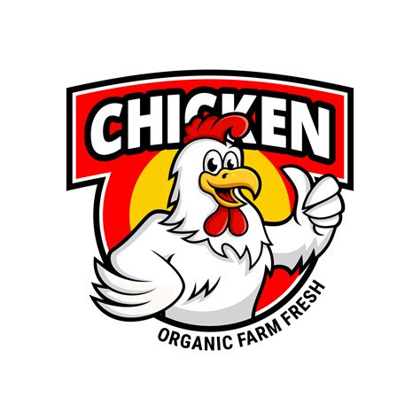 chicken food logo vector art icons  graphics