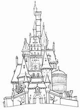 Coloring Kasteel Schloss Frozen Kleurplaten Disegni Disneyland Ausmalen Colorare Ausmalbild Prinzessin Parijs Bestia Walt Malvorlage Malvorlagen Dibujos Kleurplaat Ausdrucken Bella sketch template