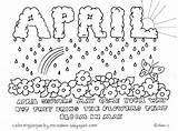 April Coloring Pages Showers May Bring Fools Flowers Printable Colorings Getcolorings Color Sheets Sheet Print Getdrawings sketch template