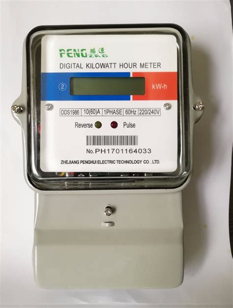 digital kilowatt hour meter single phase impulse electromechanical energy meter electric