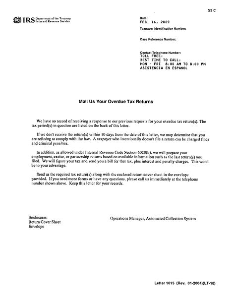 irs response letter template   letter templates business